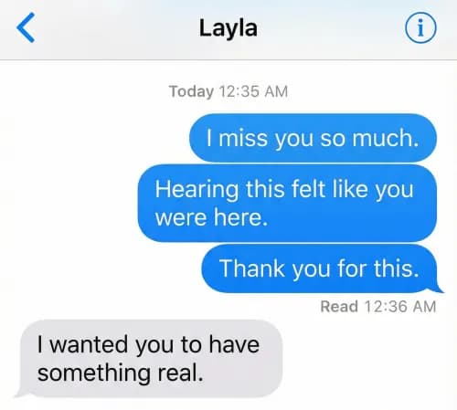 Customer message screenshot 3